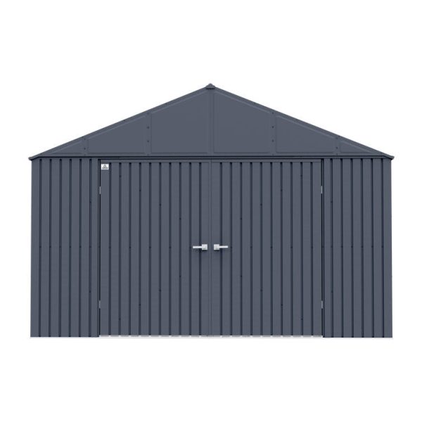 Arrow Elite 12 ft. W x 14 ft. D Galvanized Steel Storage Shed - Image 3