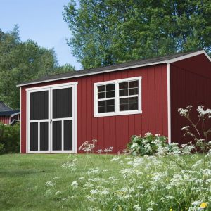 Handy Home Astoria 12 ft. W x 20 ft. D Solid + Manufactured Wood Storage Shed with Floor