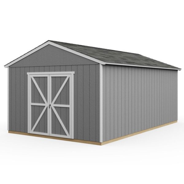 Handy Home Astoria 12 ft. W x 20 ft. D Solid + Manufactured Wood Storage Shed with Floor - Image 4
