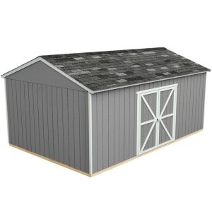Handy Home Astoria 12 ft. W x 20 ft. D Solid + Manufactured Wood Storage Shed with Floor - Image 6