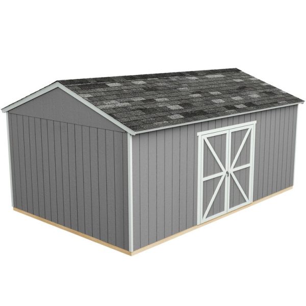 Handy Home Astoria 12 ft. W x 20 ft. D Solid + Manufactured Wood Storage Shed with Floor - Image 6