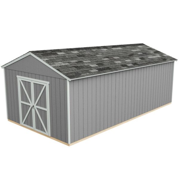 Handy Home Astoria 12 ft. W x 24 ft. D Solid + Manufactured Wood Storage Shed - Image 3