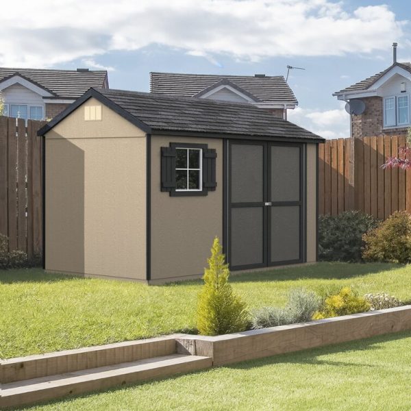 Handy Home Avondale 10 ft. W X 8 ft. D Solid + Manufactured Wood Storage Shed - Image 2
