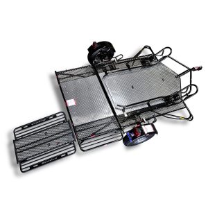 Dual Ride-Up SRL Folding Motorcycle Trailer - Image 7