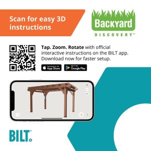 14×10 Somerville Pergola – Walnut Stain - Image 10
