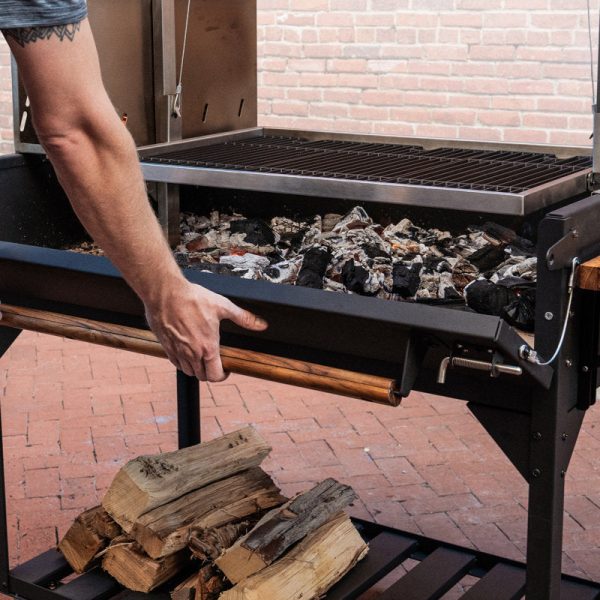 Premium Argentine/Santa Maria BBQ Grill with Wood Fire and Charcoal Grill - Image 6