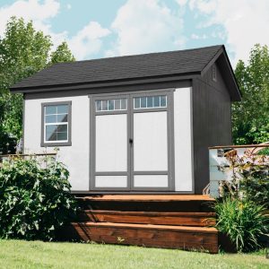 Handy Home Beachwood 10 ft. W x 12 ft. D Manufactured Wood Storage Shed