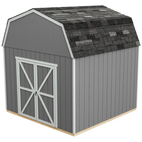 Handy Home Braymore 10 ft. W x 10 ft. D Solid + Manufactured Wood Storage Shed - Image 3