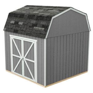 Handy Home Braymore 10 ft. W x 10 ft. D Solid + Manufactured Wood Storage Shed with Floor - Image 3
