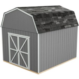 Handy Home Braymore 10 ft. W x 12 ft. D Solid + Manufactured Wood Storage Shed - Image 4