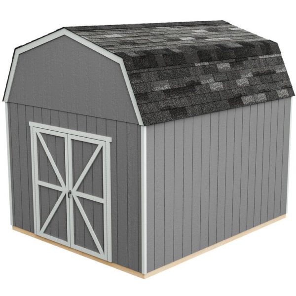 Handy Home Braymore 10 ft. W x 12 ft. D Solid + Manufactured Wood Storage Shed - Image 4