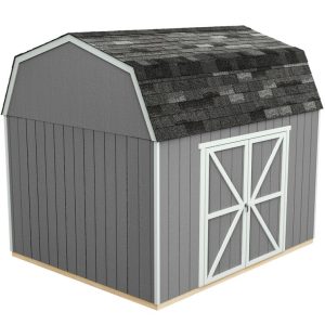 Handy Home Braymore 10 ft. W x 12 ft. D Solid + Manufactured Wood Storage Shed - Image 5