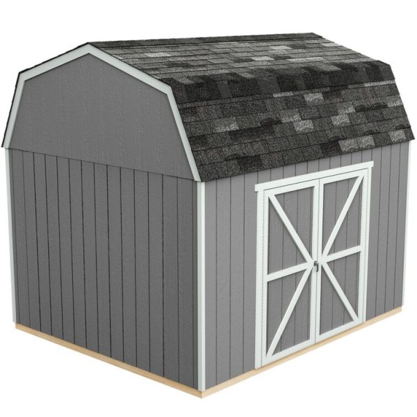 Handy Home Braymore 10 ft. W x 12 ft. D Solid + Manufactured Wood Storage Shed - Image 5