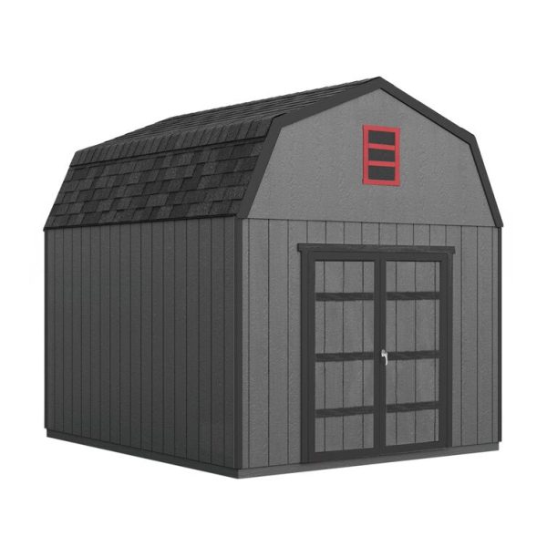 Handy Home Braymore 10 ft. W x 12 ft. D Solid + Manufactured Wood Storage Shed - Image 3