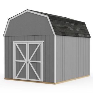 Handy Home Braymore 10 ft. W x 12 ft. D Solid + Manufactured Wood Storage Shed with Floor - Image 5