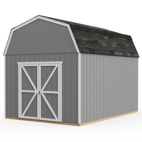 Handy Home Braymore 10 ft. W x 14 ft. D Solid + Manufactured Wood Storage Shed - Image 6
