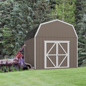Handy Home Braymore 10 ft. W x 16 ft. D Solid + Manufactured Wood Storage Shed with Floor