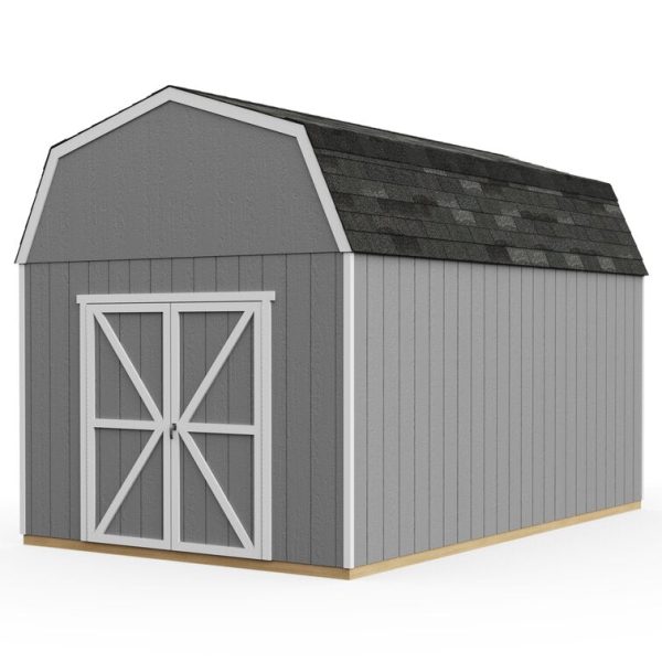 Handy Home Braymore 10 ft. W x 16 ft. D Solid + Manufactured Wood Storage Shed with Floor - Image 5