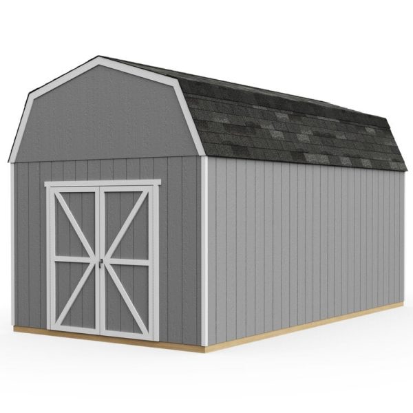 Handy Home Braymore 10 ft. W x 18 ft. D Solid + Manufactured Wood Storage Shed with Floor - Image 4