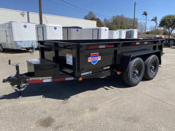 6 X 12 Carry-On Patriot Dump 12K Trailer