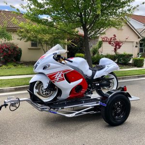 Single Ride-Up SRL Stand-Up™ Motorcycle Trailer - Image 13
