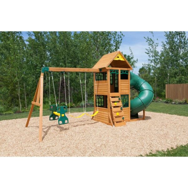 Cloverdale Wooden Swing Set - Image 7