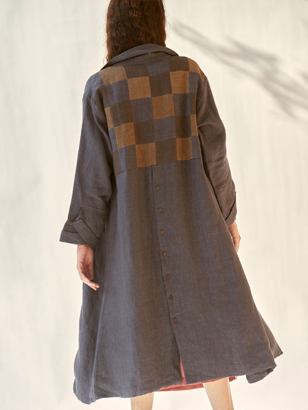 Trench Me Not Charcoal Coat - Image 5