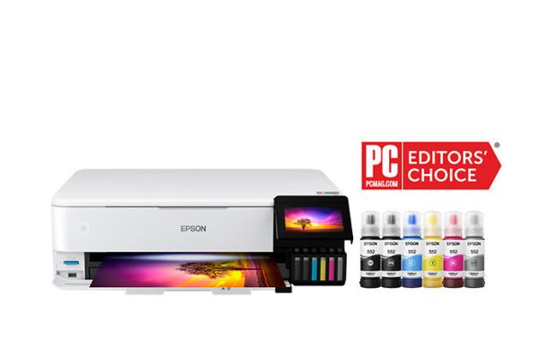 Epson EcoTank Photo ET-8550 Wireless Wide-Format Color All-in-One Supertank Printer - Image 5