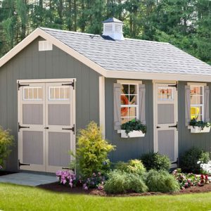 EZ-Fit Riverside 12×16 Wood Storage Shed Kit