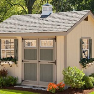 EZ-Fit Heritage 10×12 Wood Storage Shed Kit