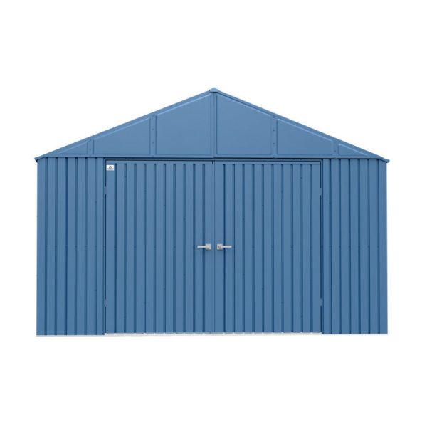 Arrow Elite 12 ft. W x 12 ft. D Galvalume Steel Storage Shed - Image 2