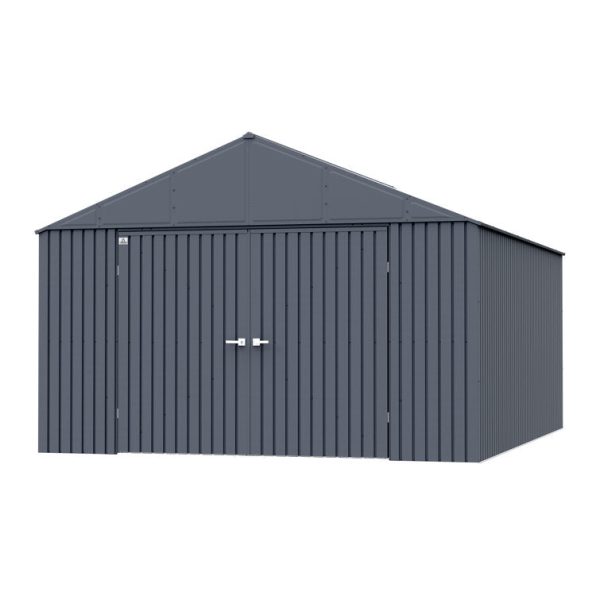 Arrow Elite 12 ft. W x 16 ft. D Galvalume Steel Storage Shed