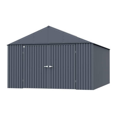 Arrow Elite 12 ft. W x 16 ft. D Galvalume Steel Storage Shed - Image 5