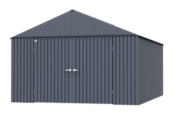 Arrow Elite 12 ft. W x 16 ft. D Galvalume Steel Storage Shed - Image 2