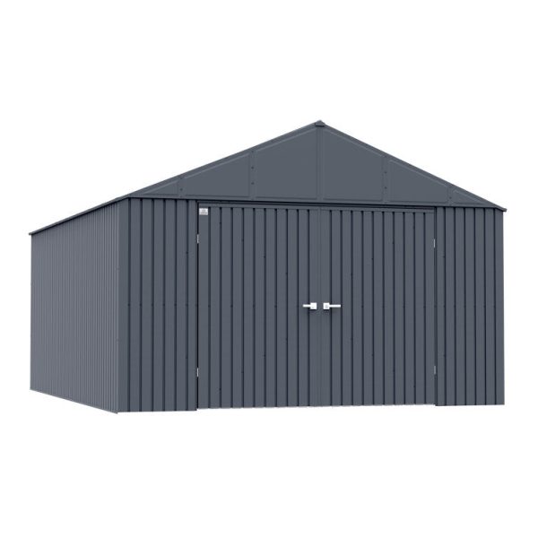 Arrow Elite 12 ft. W x 16 ft. D Galvalume Steel Storage Shed - Image 4