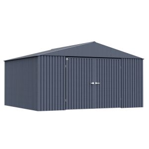 Arrow Elite 14 ft. W x 12 ft. D Metal Storage Shed - Image 3