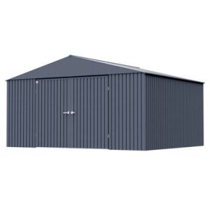 Arrow Elite 14 ft. W x 12 ft. D Metal Storage Shed - Image 4