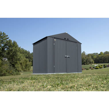 Little Cottage Company 8 ft. W x 10 ft. D Solid and Manufactured Wood Storage Shed - Image 3