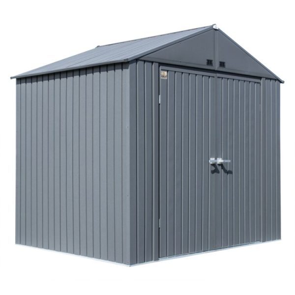 Little Cottage Company 8 ft. W x 10 ft. D Solid and Manufactured Wood Storage Shed - Image 2