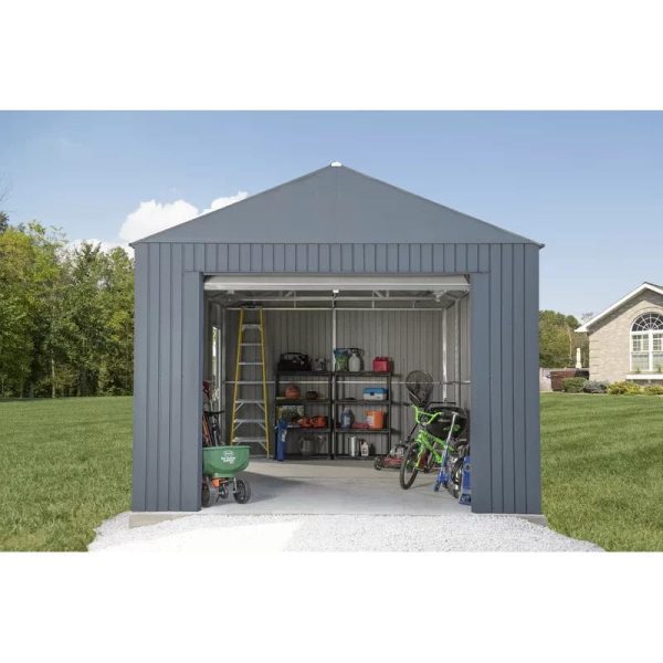 Everest 12 ft. x 20 ft. Metal Garage Shed - Image 6