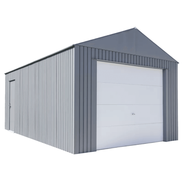 Everest 12 ft. x 20 ft. Metal Garage Shed - Image 2