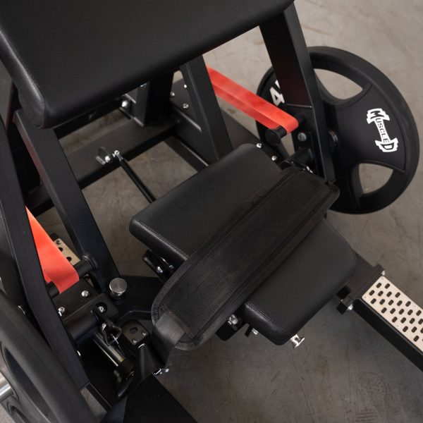 Excel Hip Thrust Glute Machine – Muscle D Fitness – Plate Loaded Hip Thrust – Band Compatable – Easily Adjustable - Image 11
