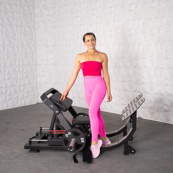 Excel Hip Thrust Glute Machine – Muscle D Fitness – Plate Loaded Hip Thrust – Band Compatable – Easily Adjustable - Image 4