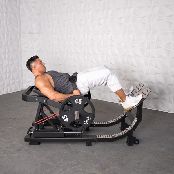 Excel Hip Thrust Glute Machine – Muscle D Fitness – Plate Loaded Hip Thrust – Band Compatable – Easily Adjustable - Image 7