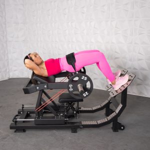 Excel Hip Thrust Glute Machine – Muscle D Fitness – Plate Loaded Hip Thrust – Band Compatable – Easily Adjustable - Image 3