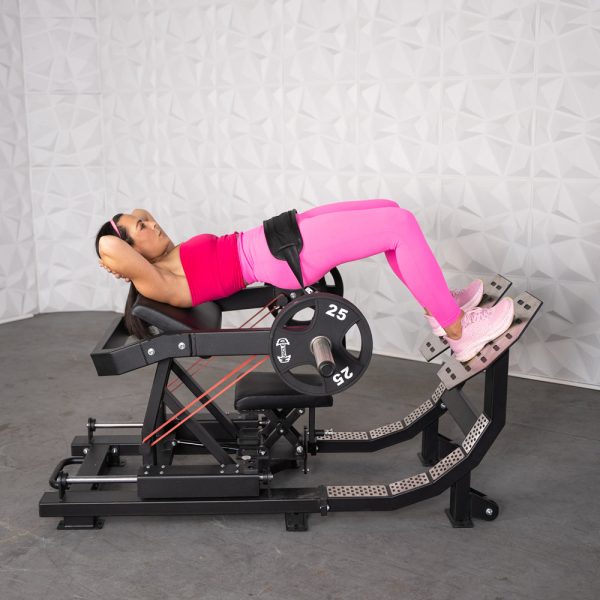 Excel Hip Thrust Glute Machine – Muscle D Fitness – Plate Loaded Hip Thrust – Band Compatable – Easily Adjustable - Image 3