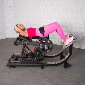 Excel Hip Thrust Glute Machine – Muscle D Fitness – Plate Loaded Hip Thrust – Band Compatable – Easily Adjustable