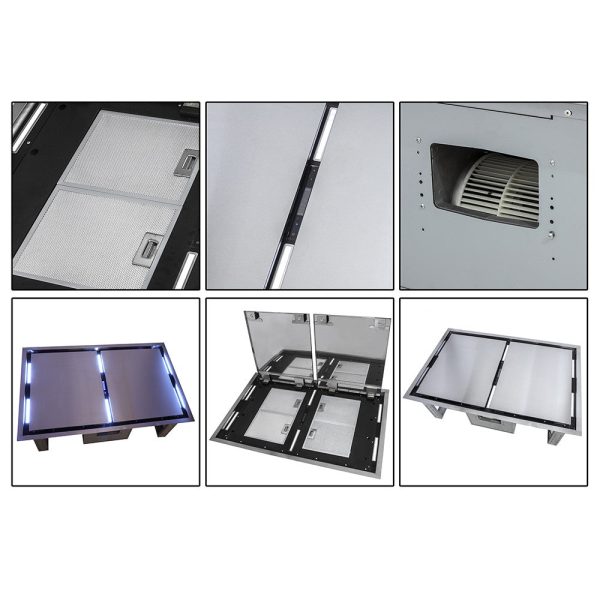 Forno FRHRE5312-44 44″ Arezzo Recessed Range Hood Stainless Steel 1200 CFM - Image 8