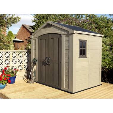 Little Cottage Company 8 ft. W x 10 ft. D Solid and Manufactured Wood Storage Shed - Image 4