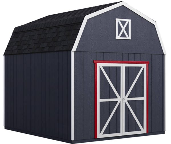 Handy Home Braymore 10×10 Wood Shed Kit w/ Floor